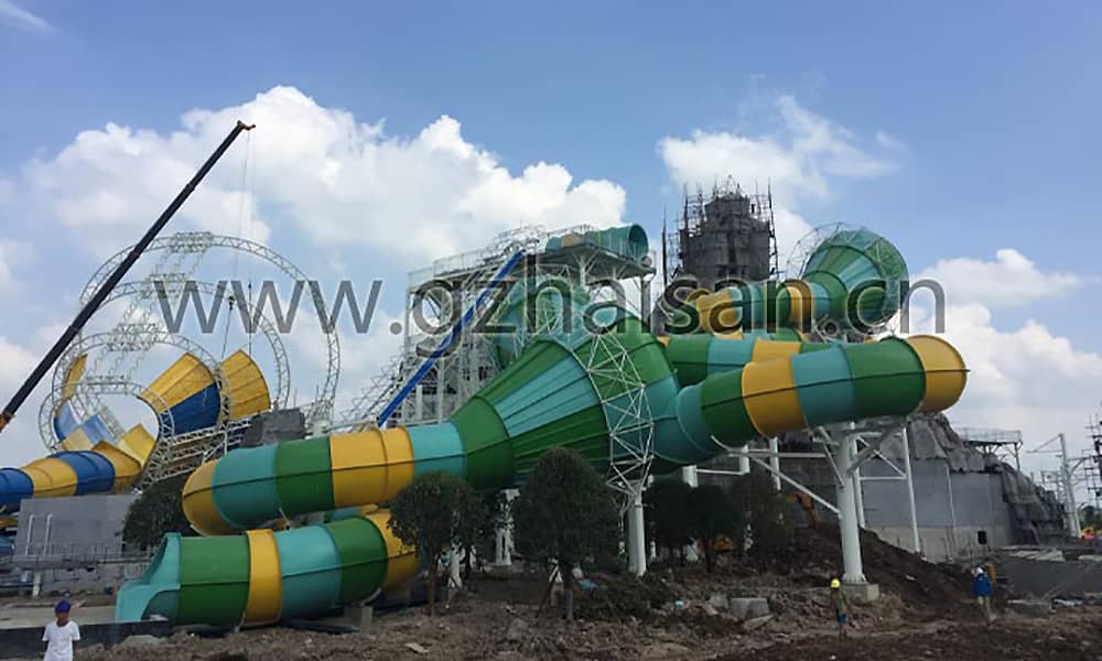 玉林克拉灣水上樂園暴風谷安裝