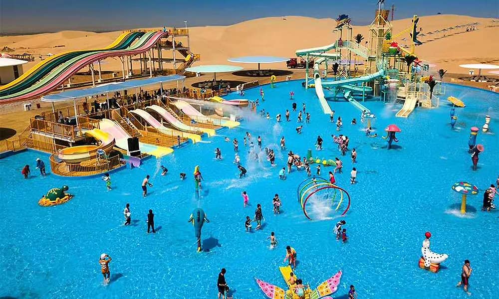 內蒙古響沙灣水上樂園戲水池