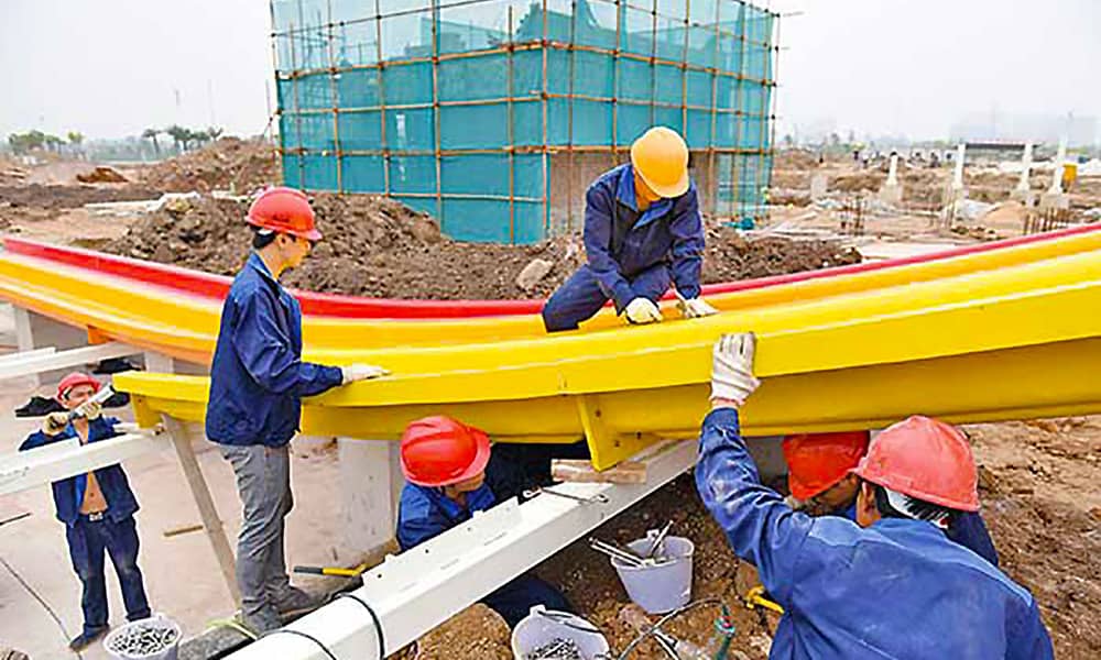 玉林福達水上康體體驗園施工現場 玉林福達水上康體體驗園施工現場