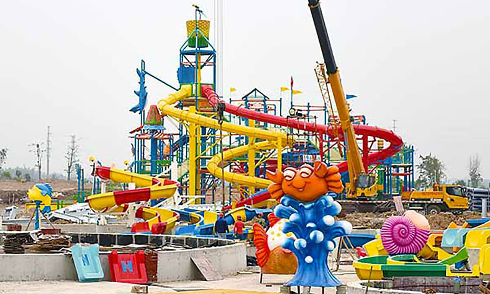 玉林福達水上康體體驗園施工現場 玉林福達水上康體體驗園施工現場