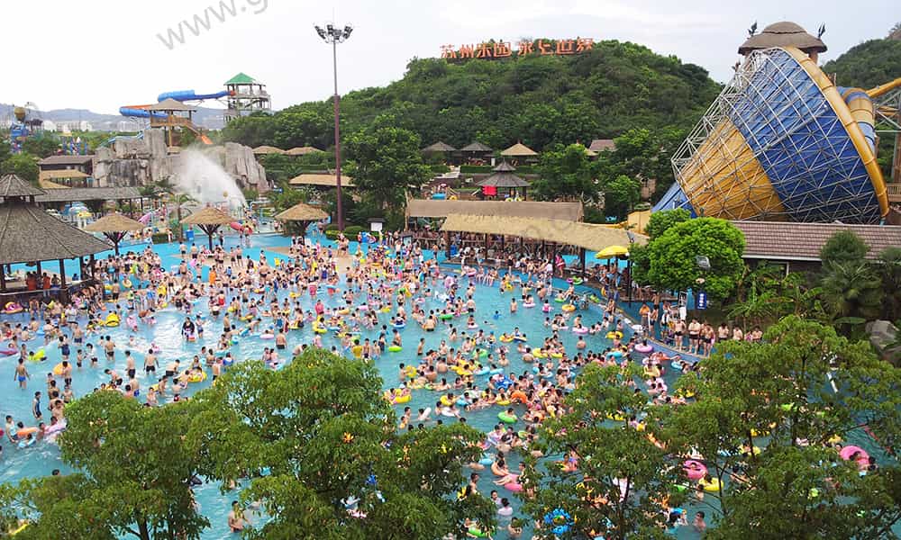 江蘇蘇州樂(lè)園水上世界造浪池