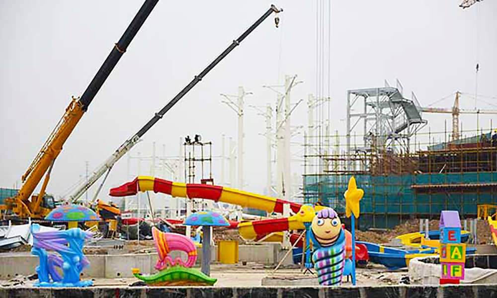 玉林福達水上康體體驗園施工現場 玉林福達水上康體體驗園施工現場
