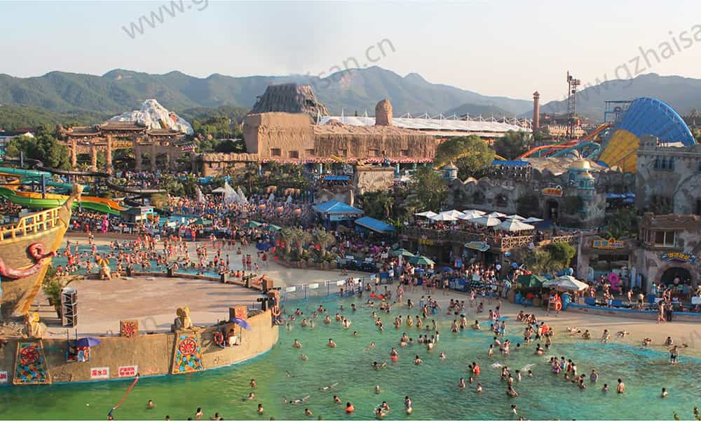浙江橫店夢幻谷水世界海浪池