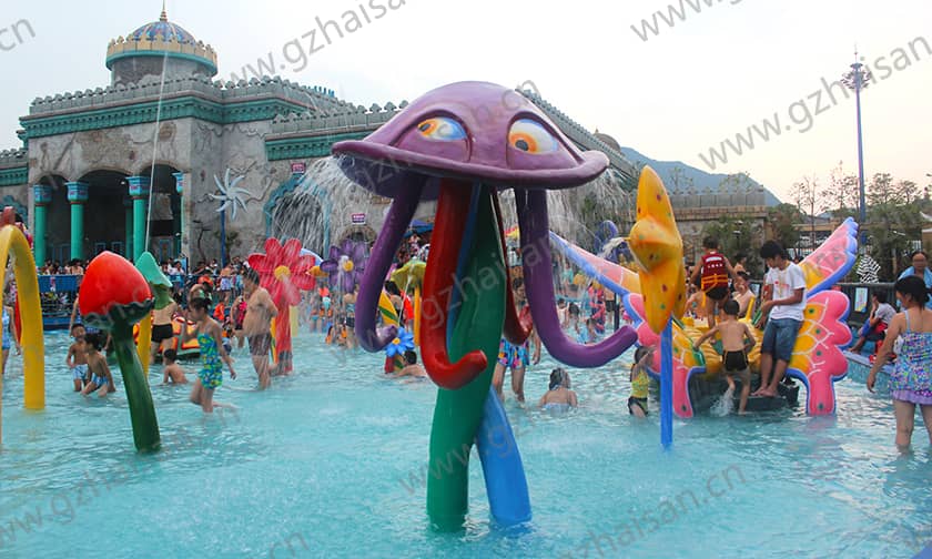 浙江橫店夢(mèng)幻谷水世界戲水小品
